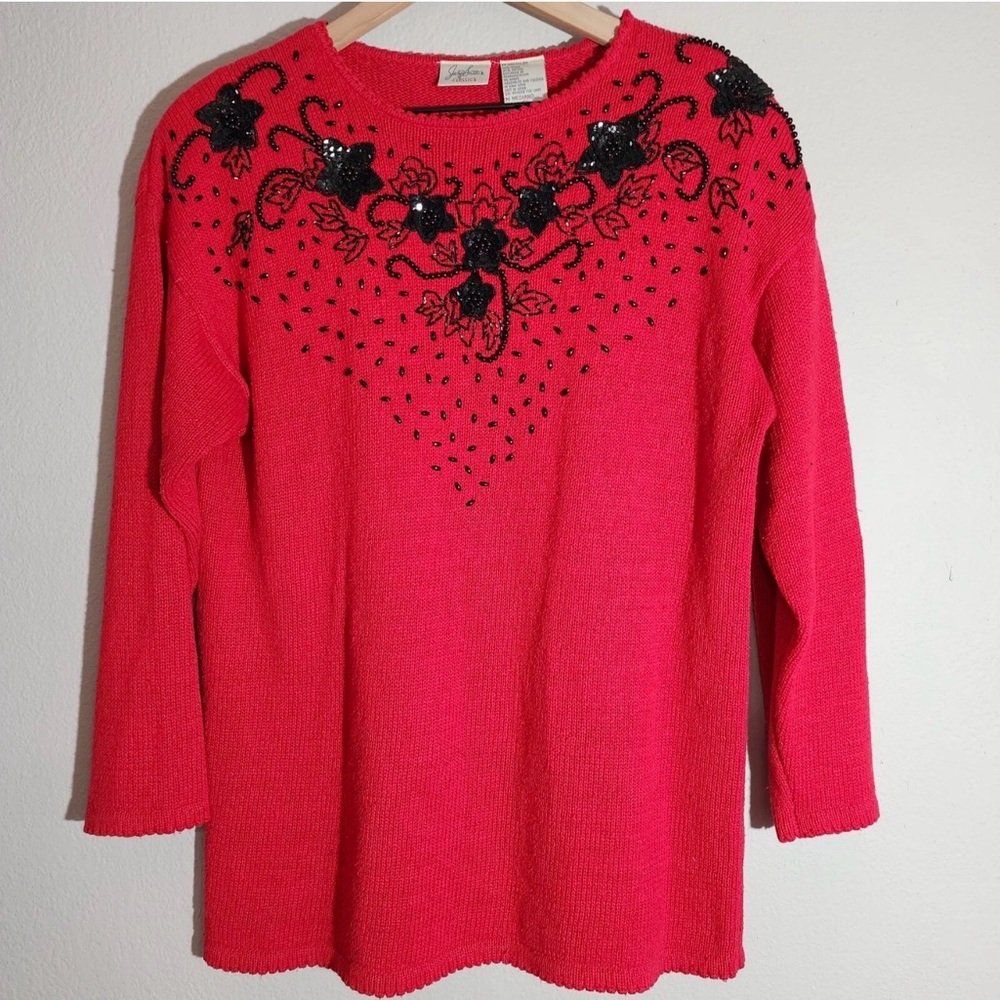 Vintage Jaclyn Smith -‎ Beaded Sweater
